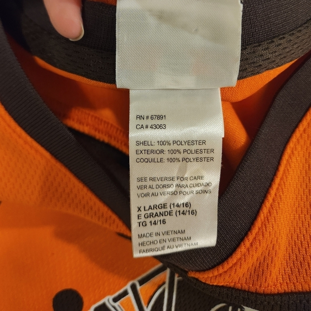 Youth Cleveland Browns Shirt Size XL - Picture 5 of 5